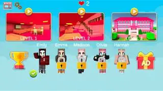 Игра розовый дом принцессы [Emily - уровень 2]