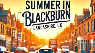 Walking & Driving Through a British Town | Summer Vibes in 🇬🇧