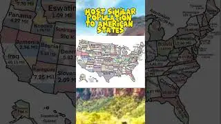 Most similar population to American states #mapping #usa #states
