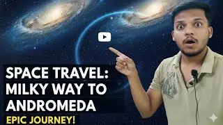 | Milky Way to Andromeda Travel Explained | Space Journey in 2 Minutes #viralvideo  #spacefacts 