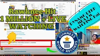 The Rawknee Games 1M + Live Watching New World Record | 1M+ Live Views Highest Watching Record 😱