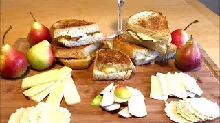 Pear & Brie / Pear & Smoked Gouda ~ Grilled  Sandwiches