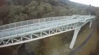 FPV Quadcopter Gem Bridge Near Tavistock, Devon UK