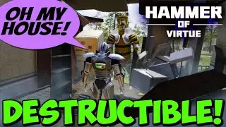 🔴Destructible Environments! Hammer of Virtue FREE DEMO Gameplay