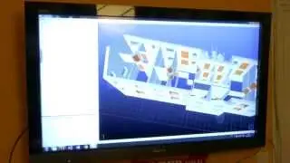 Bim sur bravia avec le cadre tactile zaagtech