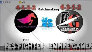 @PESFIGHTER VS @empiregamer259 WHO WILL WIN THE MATCH ?? WHAT A MATCH 😱. MUST WATCH THE ENDING 🔥
