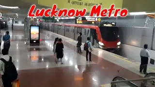 लखनऊ मेट्रो  II Lucknow Metro II singar nagar to hazratganj metro station I Rahul Travel Vlogs