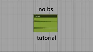 How to Make the Zay 808 Using Vital