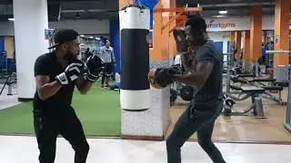 Boxing in #Kenya #Smartgyms with the man #Jamil-zafa..