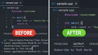 How To Hide File Paths In VS Code Terminal To See Clean Output | 2024 | VS Code