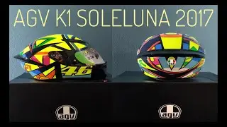 MY New AGV Helmet | Unboxing AGV K1 Soleluna 2017