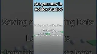 Are you new to Roblox Studio? | Saving Checkpoint System | Roblox #roblox #robloxstudiohelp