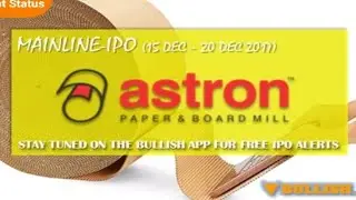 Astron Paper IPO Dates, Price Band, Market Lot Details