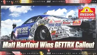 Matt Hartford wins the GETTRX Pro Stock All-Star Callout