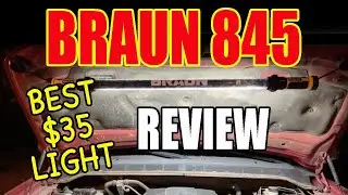 Рабочий фонарь Harbor Freight BRAUN 845 люмен | Лучший бюджетный инструмент для освещения под капотом в гараже
