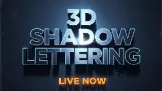 writing Names in 3D Shadow Later #live #handwriting #calligraphy