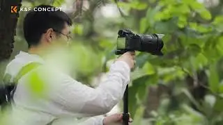 Lightweight Aluminum Travel Tripod Scenario shows