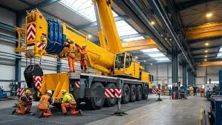 Inside the Mobile Crane Factory: From Steel Plates to All-Terrain Telescopic Giant (Full Process