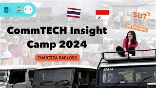 Sharing Experiences CommTech Camp Insight 2024 at ITS,  Indonesia by Charizza Barloso