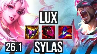LUX vs SYLAS (MID) | Good KDA: 11/1/3 | EUW Master | 26.1