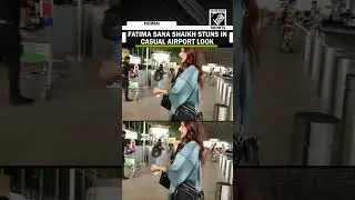 Актриса Фатима Сана Шейх была замечена в непринужденном образе в аэропорту Мумбаи