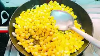 🌽 5 Minute Butter Corn Recipe | Street Style Sweet Corn Snack | SuhanaZLkitchen