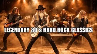 80s Hard Rock Anthems &ndash; Timeless Vintage Rock for Extended Listening With Powerfull Riffs |AC/DC AI