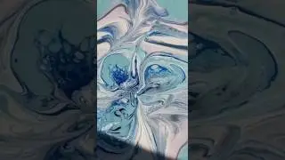 Заливка акрилом с полосочками🫧