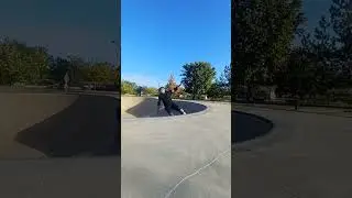 Maybe a #5050grind ? I thought it was. #poolcoping #skateboarding