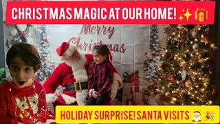 Santa Surprises Us at Home on Christmas Day! Arya & Kian’s Best Holiday Ever 🎄🎅