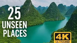 Discover 25 Secret Places | Glaciers, Plains & Wild Nature in 4K Scenic Tour with Calming Music🎶