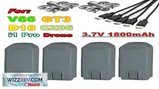 Оригинальный аккумулятор для дрона GT3 RC 3,7 В 1800 мАч для мини-дрона V66.