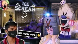Not Happy Ending 🔰 Ice Scream 3 : Horror Neighborhood - ghost mode  Full Gameplay 🎮 #3
