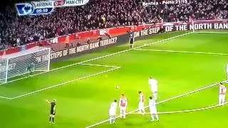 W.Szczesny great penalty save vs Dzeko
