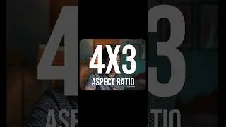Trending 4x3 Aspect Ratio 🤫 Tutorial 📷 #shorts #photography #filmmaking