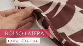Como costurar bolso embutido na lateral