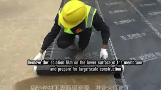 Wet Application (Bondsure Self-adhesive Membrane with Wet Cement to Do Substrate Treatment)