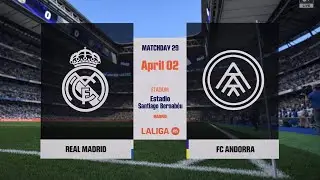 Real Madrid CF v FC Andorra | LaLiga EA Sports 33/34 | FC26 Career Mode