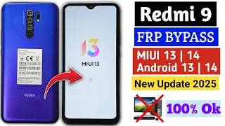 Redmi 9 Frp Bypass Miui 13/14 | Redmi 9 Frp Bypass Android 13 Without PC | Without Activity Launcher