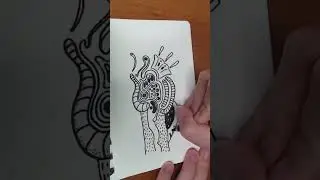 A thinking-free activity&hellip; #doodleart #inkdrawing #art #ink #pendrawing #doodle #doodles #quickdoodle