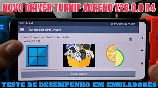 ATUALIZA&Ccedil;&Atilde;O!DRIVER TURNIP V26.0.0 R4 PARA ADRENO 710 720 E OUTROS TESTE EM EMULADORES!