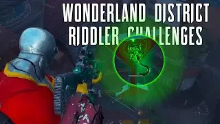 All Riddler Challenges | Wonderland District | Suicide Squad: Kill the Justice League