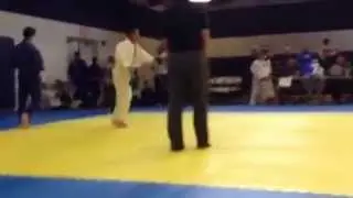 B.Morales of Real Judo of Naples in action