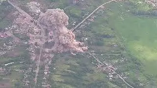 FAB 3000 Strike in a village