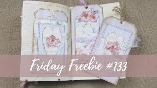 Friday Freebie #133 Pretty Pink Tag