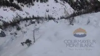 Anna Orlova: Courmayeur - one line (action camera)