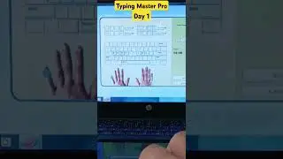 🙂Day 1 :Typing Master Pro practice | English typing #typing #englishtypingcourse #typingspeed
