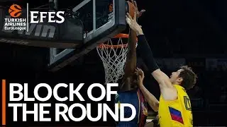Efes Block of the Round: Michael Eric, KIROLBET Baskonia Vitoria-Gasteiz