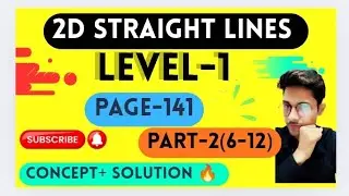 Straight lines in bengali 🔥 Page-141 | SN DEY | Lecture-2 | 2 marks |