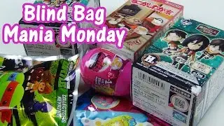 Blind Bag Mania Monday Attack on Titan | 80's Nostalgia Re-Ment | TMNT Keychain